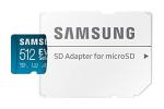 Samsung EVO Select 512GB microSD Card with Adapter