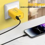 Pipestation EU Travel Adapter with USB-A and USB-C