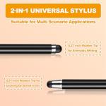 10-Pack 2-in-1 Touchscreen Stylus Pens