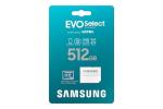 Samsung EVO Select 512GB microSD Card with Adapter