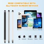 10-Pack 2-in-1 Touchscreen Stylus Pens