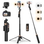Avaspot 71" Phone Tripod with Lights and Remote