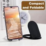 4-Pack Adjustable Foldable Phone Stands - Black & White