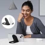 4-Pack Adjustable Foldable Phone Stands - Black & White