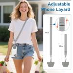 COCASES Adjustable Phone Lanyard and Wrist Strap 2 Pack