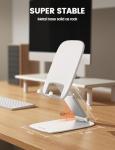 Lamicall Adjustable Desk Phone Stand - White