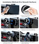 Gahenwo 360° Magnetic Car Phone Holder Stand