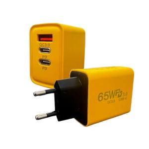 JD Brands EU Travel Adapter with 3 Fast Charging Ports