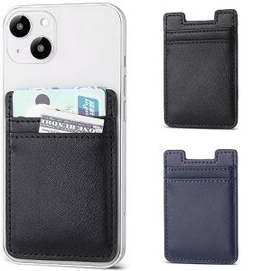 2-Pack Stick-On Phone Wallet Card Holders