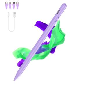Rechargeable Stylus Pen for Android Devices - Purple