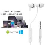 2 Pack Wired Earbuds with Microphone for Smartphones