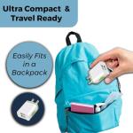 MOBIBAY US 2-Pin Wall Adapter with 2 USB Ports