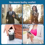 2-Pack Stick-On Phone Wallet Card Holders
