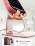 Lamicall Adjustable Phone Stand for Desk - Pink