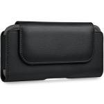 Leather Phone Holster with Clip for iPhone & Samsung