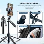 Portable 70" Tripod Stand for Phones with Remote