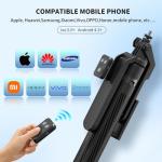 Portable 70" Tripod Stand for Phones with Remote