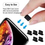 25Pcs USB C Dust Plug Set for Smartphones