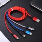 4-in-1 Multi Charging Cable 2-Pack 4Ft