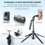 Portable 70" Tripod Stand for Phones with Remote