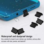 25Pcs USB C Dust Plug Set for Smartphones