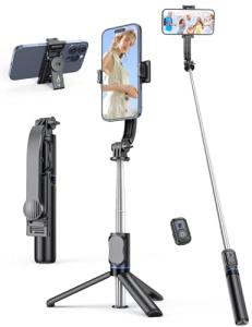 Extendable Selfie Stick Tripod with Remote Holder