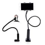 Adjustable Gooseneck Phone Holder for Bed and Desk