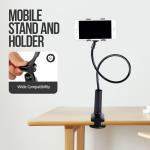 Adjustable Gooseneck Phone Holder for Bed and Desk