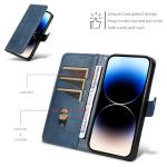 Samsung A17 5G Shockproof Leather Wallet Case, Blue