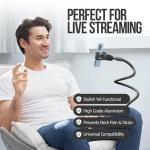 Adjustable Gooseneck Phone Holder for Bed and Desk