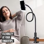 Adjustable Gooseneck Phone Holder for Bed and Desk