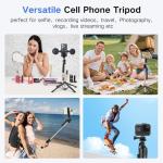YUANRAN Selfie Stick Tripod with Remote and Lights