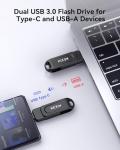 KEXIN 256GB Dual USB Memory Stick for Smartphones