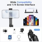 YUANRAN Selfie Stick Tripod with Remote and Lights