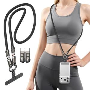TUNKIA Phone Lanyard with USB C Charging Cable