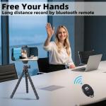 Mini 3-in-1 Flexible Phone Tripod with Remote