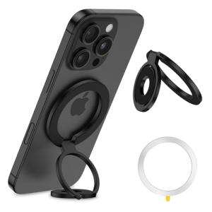 Magnetic Phone Grip Ring Holder for iPhone & Samsung