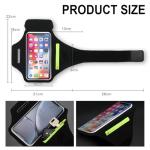 Sweatproof Running Phone Armband with AirPods Pocket