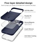 Magnetic iPhone 17 Pro Max Case - Midnight Blue