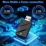 AOUQEE Wireless CarPlay & Android Auto Adapter