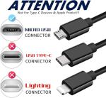 4.5m Fast Charging Micro USB Cable for Smartphones