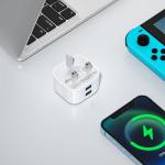 UK Dual Port Phone Charger with Smart IC