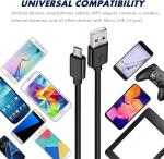 4.5m Fast Charging Micro USB Cable for Smartphones