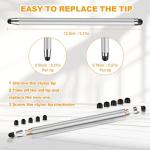 2-in-1 Stylus Pens for Touch Screens (5 Pack)