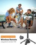 Victiv Mini Selfie Stick Tripod with Fill Light