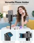Victiv Mini Selfie Stick Tripod with Fill Light