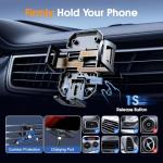 SUUSON 3-in-1 Car Phone Holder Mount