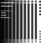 10-Pack High Precision Stylus Pens for Touchscreens