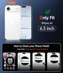 FNTCASE Clear Anti-Yellowing iPhone Air Case