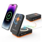 Wireless Charger Stand and Bluetooth Speaker Combo